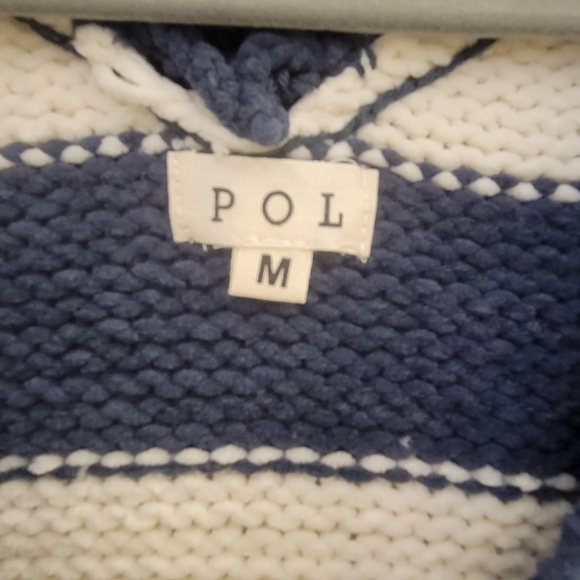 POL NWOT Striped Sweater Medium - Picture 6 of 8